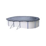 B�che d'hivernage pour piscine ovale de 7, 30 x 3, 65 m � 7, 75 x 4, 10 m