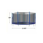 Trigano - filet de protection pour trampoline de 4, 27 m Trigano - filet de protection pour trampoline de 4, 27 m