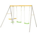 Portique mtal 1, 90 m agility brioso - 4 enfants