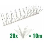 Trimec - 10 mtre pics anti pigeons 4 ranges en polycarbonate - solution de qualit pour contrle des ...