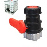 Trimec - adaptateur de rservoir ibc 62mm dn40 vanne  papillons de vidange raccords de vidange pour ...
