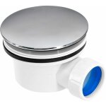 Trimec - bonde de vidange pour receveur de douche diam�tre trou 90 mm coque abs chrom� indispensable ...