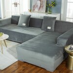 Housse de canap d'angle avec accoudoirs housse de canap canap de protection extensible en forme de ...