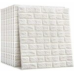 Trimec - panneaux muraux 3d auto - adh�sif en pierre look papier peint 77 x 70 cm imperm�able � l'eau ...