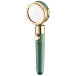 Pomme de douche avec pommeau rsistant  l'eau et  la salet, douche haute pression 3 + 1 modes, filtre ...