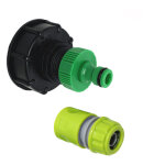 Raccord s60x6 avec nez de robinet raccord rapide 1', pour cuve ibc rcupration d'eau de pluie 1000 litres(tt ...
