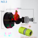 Robinet cuve 1000l avec adaptateur robinet tuyau arrosage, ibc raccord robinet, robinet de jardin pour ... Robinet cuve 1000l avec adaptateur robinet tuyau arrosage, ibc raccord robinet, robinet de jardin pour ...