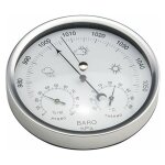 Station mto baromtre  cadran analogique avec thermomtre hygromtre mesures de pression atmosphrique ...