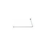 Tringle d'angle 700x1700 mm avec 2 embouts Tringle d'angle 700x1700 mm avec 2 embouts
