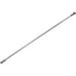 Tringle de douche extensible en inox gris 250 cm