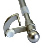 Tringle extensible autobloquante argent Tringle extensible autobloquante argent