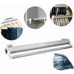 Tringle d'extension de penderie, tringle de penderie, rails en acier inoxydable, tlescopique, tube de ...