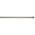 Tringle ovale 10x5 mm, 50 à 80cm, avec pitons de fixations, nickel, 2 pièces Tringle ovale 10x5 mm, 50 à 80cm, avec pitons de fixations, nickel, 2 pièces
