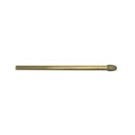 Tringle ovale 10x5 mm, 70 à 110cm, avec pitons de fixations, laiton, 2 pièces Tringle ovale 10x5 mm, 70 à 110cm, avec pitons de fixations, laiton, 2 pièces