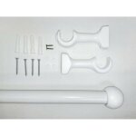 Tringle à rideaux en bois, ø 28 mm, kit tringle à rideaux complet avec embouts et supports, longueur ... Tringle à rideaux en bois, ø 28 mm, kit tringle à rideaux complet avec embouts et supports, longueur ...