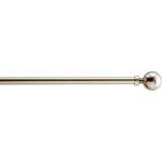 Acaza - tringle  rideau extensible de 240  360 cm, argent