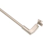 Tringle à vitrage ajustable ateliers28 - chrome satiné Tringle à vitrage ajustable ateliers28 - chrome satiné