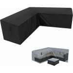 Trio housse canap d'angle jardin impermable 210d oxford anti - poussire housse pour meubles de jardin ...