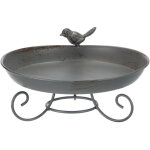 Abreuvoir / mangeoire ou baignoire en m�tal, pour oiseau trixie