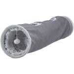 Trixie harvey tunnel pliable gris pour chat