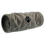 Tunnel de jeu, peluche gris  22  60 cm trixie