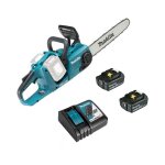 Makita - trononneuse 36v lxt (2x5, 0 ah) guide de 35 cm duc353rt2