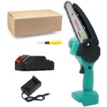 Tron�onneuse � batterie, tron�onneuse sans fil de 4 pouces, mini - tron�onneuse portable �lectrique pour ...