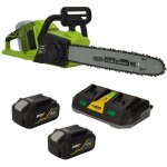 Vito - tronçonneuse sans fil 40v + 2 batteries lithium 4ah guide oregon lame 35 cm moteur brushless + ... Vito - tronçonneuse sans fil 40v + 2 batteries lithium 4ah guide oregon lame 35 cm moteur brushless + ...