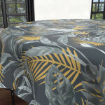 Nappe ronde anti - t�ches 180 cm tropic, par soleil d'ocre