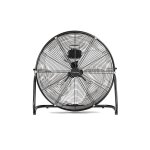 Trotec - ventilateur de sol noir tvm 24 d - 124w, pivotable, pales 60cm, longvit