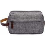 Trousse de toilette homme avec double compartiment - 24, 9 x 8, 9 x 15 cm - laajar