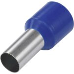 Tru components - embout simple d'extr�mit� de c�ble e160 - 12bl 1091270 1 x 16 mm� x 12 mm partiellement ...