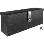 Boîte à timon noir boîte à outils caisse de camion boîte en aluminium box de remorque avec couvercle ... Boîte à timon noir boîte à outils caisse de camion boîte en aluminium box de remorque avec couvercle ...