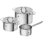 Trueflow - ensemble d'bullition - argent - acier inoxydable - argent - verre - vitrocramique - gaz ...