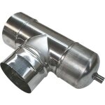Te tubage 90deg inox stl
