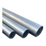 Atout loisir - tubes acier galvanis� � la coupe - long 0. 50 m, diam�tre 27 mm, lot de 8