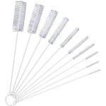 Tube brosse de nettoyage 10pcs kit goupillon nettoyage pour tasse verre biberon paille thermos divers ...