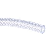 Tube flexible pvc renforc�, � 6. 3mmx11. 5mm, 25m, pour produit chimique, air comprim�, alimentation, ...