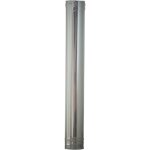 Tube inox 15 cm 150 mm hauteur cm 100h pour poeles a' granule's de bois