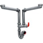Franke - tubulure 1 cuve avec siphon et prise lave - vaisselle 112. 0517. 969 Franke - tubulure 1 cuve avec siphon et prise lave - vaisselle 112. 0517. 969