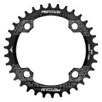 Plateau de pdalier 32 / 34 / 36 / 38 dents 104 mm bcd 4 boulons, compatible avec 7 / 8 / 9 / 10 / 11 ...