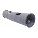 Tunnel pour chat pliable pour chat jouets pour chat tunnel de jeu durable en suede cache tunnel pour ...