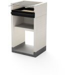 Tuozi - barbecue fixe pour charbon modèle venit flex (gris / blanc - 59 x 47 x 106 cm) ref: t00514 - ... Tuozi - barbecue fixe pour charbon modèle venit flex (gris / blanc - 59 x 47 x 106 cm) ref: t00514 - ...
