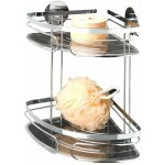Turbo - fix tagre d'angle salle de bain, 2 niveaux wenko