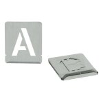 Pochoir chiffres a - z sh 40mm turnus