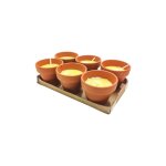 Tuttacasa - citronelle pollicino 6 bougies a' la citronnelle 70x60 mm anti - moustique