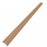 Aluhome ? tuyau de descente rectangulaire 60 x 80 mm en aluminium 2 m ? �paisseur 6 / 10�me ? dur�e de ...