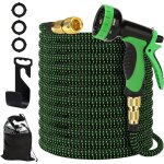 Tuyau d'arrosage extensible 15m, 10 modes de pulvérisation flexible, avec connecteur en laiton de 3 / ... Tuyau d'arrosage extensible 15m, 10 modes de pulvérisation flexible, avec connecteur en laiton de 3 / ...