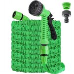 Tuyau d'arrosage extensible 30m / 100ft, tuyau d'arrosage flexible avec 7 modes de pulv�risation, anti ...