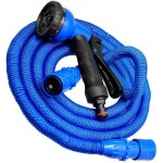 Tuyau d'arrosage extensible avec pistolet d'arrosage 15 m�tres